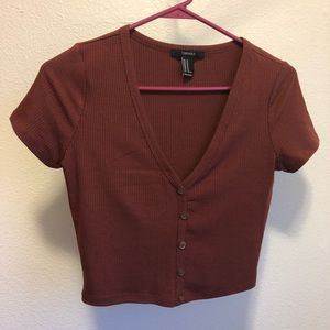 Forever 21 cropped t-shirt. Never worn!